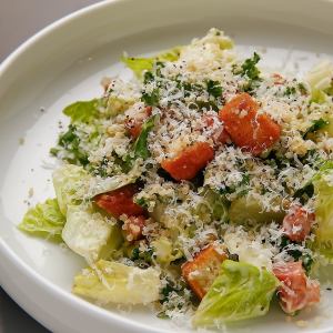 Romaine and Kale Caesar Salad