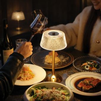 ★仅限下午6:30前入场的顾客★ 休闲套餐,畅饮 ≪Comma, Course \4000≫