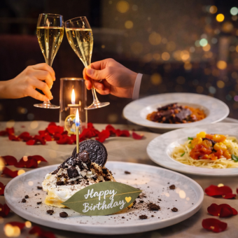 Anniversary course with plate perfect for special occasions <<Casual Anniversary Course>> 4,500 yen