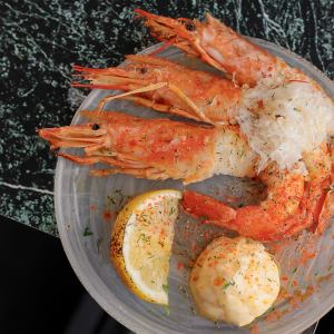 Roasted Red Shrimp Parmesan