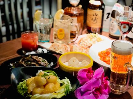 [2-hour all-you-can-drink Chinese course with beer] Enjoy shrimp chili and sweet and sour pork ~ [10 dishes] 3,680 yen ⇒ 3,180 yen!