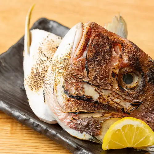 鯛のかぶと焼き