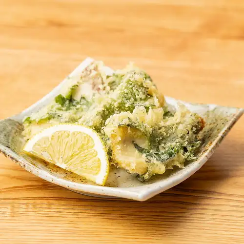 鯛の梅しそ天麩羅
