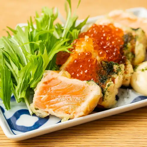 親子サーモンタルタル