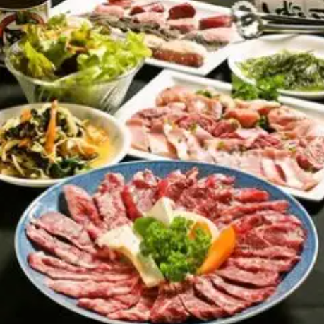 【月～木限定♪】焼肉フジお手軽コース～2h飲放付 5,000円（税込）