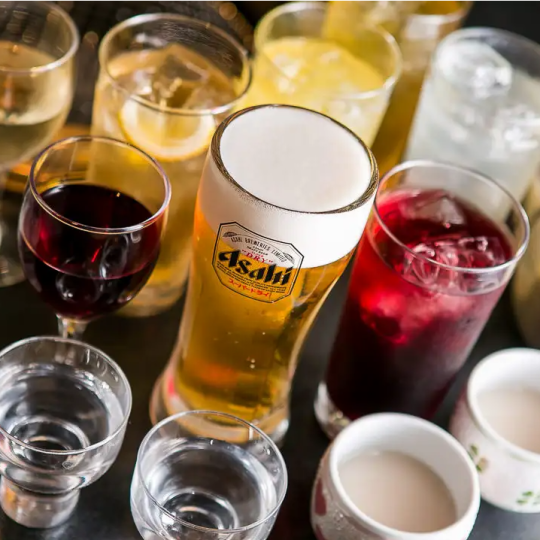 NEW【2時間単品飲み放題】1980円(税込) ※ビール付きは2,680円(税込)