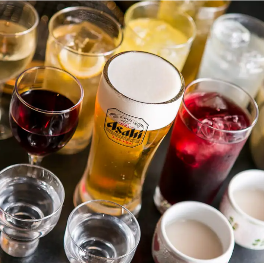 NEW【2時間単品飲み放題】1980円(税込) ※ビール付きは2,680円(税込)