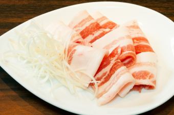 Kirishima Kogen Pork ribs (sauce or salt), Pork toro (sauce or salt)
