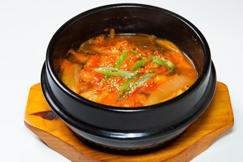 ユッケジャン麺(温・辛口)