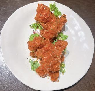 오야마 닭 닭 날개 버팔로 치킨
