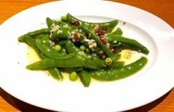 Snap pea peperoncino