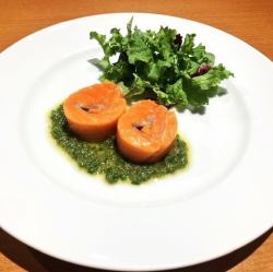 サーモンの生コンフィ