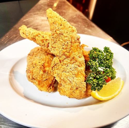 鶏むね肉のフライドチキン