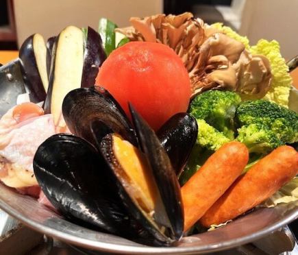 【丸ごとトマトのトマト鍋コース★お食事のみ】 全7品 4300円（税込）