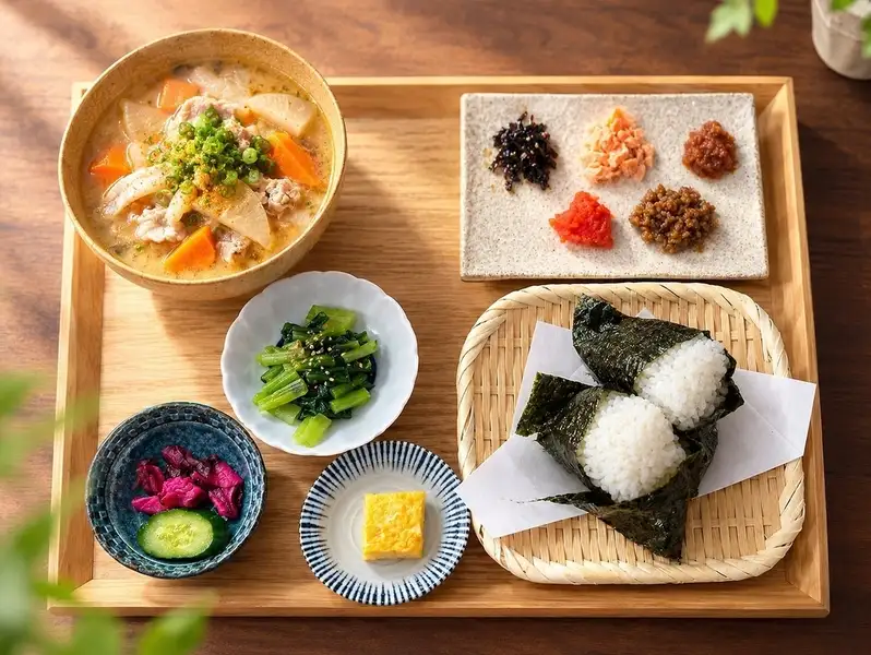 【ちょっと贅沢に】五つの縁をむすぶ当店こだわりの五縁セットでお好みのおにぎりを存分にお楽しみください
