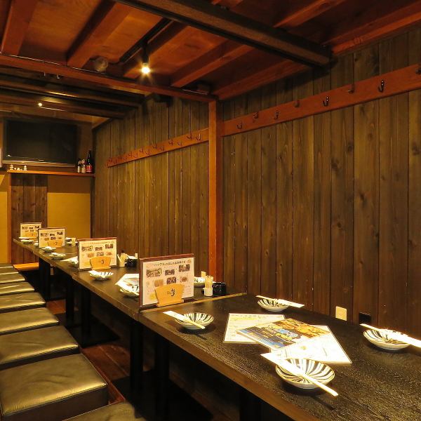 Our sunken kotatsu seats are recommended for parties of up to 22 people.Enjoy delicious meals at our restaurant, which can be used for a variety of occasions, from large parties to small parties!