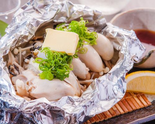 Hiroshima oyster butter foil grilled
