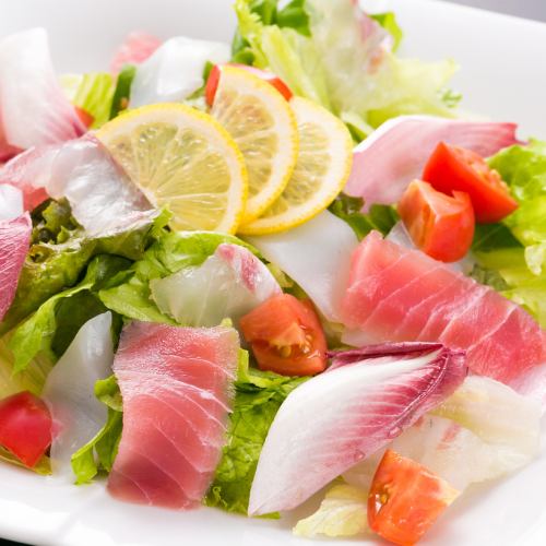 Banquet hall seafood salad