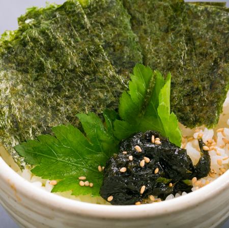 Shimanto seaweed chazuke / plum chazuke