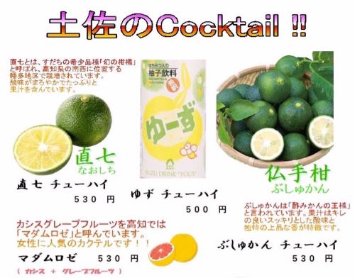 ドリンクにも高知愛♪