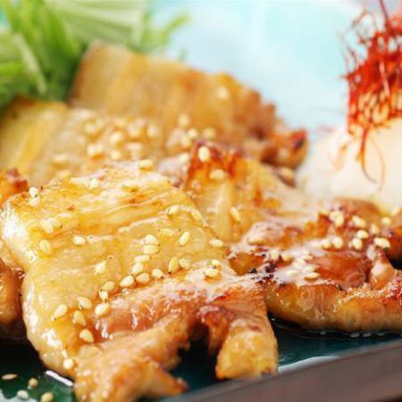 ≪Shimanto Pork≫ Grilled with sweet soy sauce