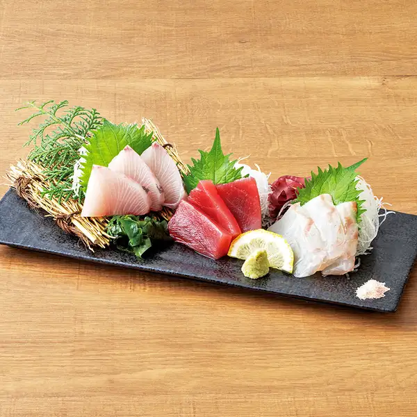 本日の刺身3種盛り