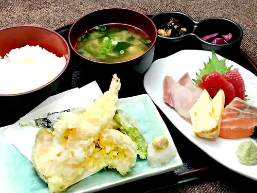 刺身天ぷら御膳
