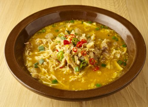牛ハチノスの金湯スープ レモングラス風味