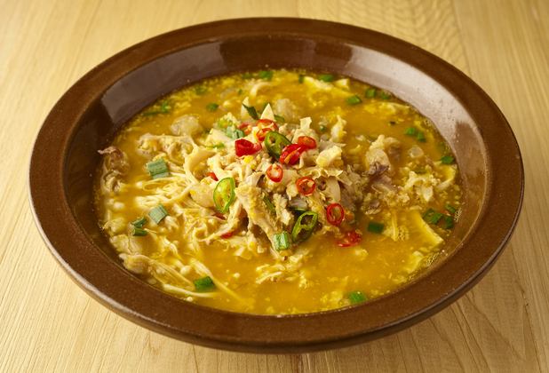 牛ハチノスの金湯スープ レモングラス風味