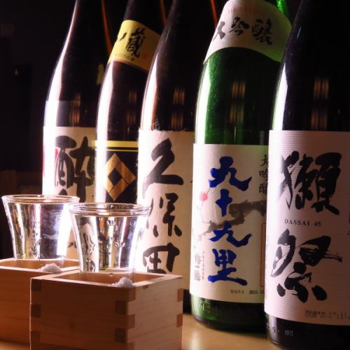 Japanese sake and shochu are also available!