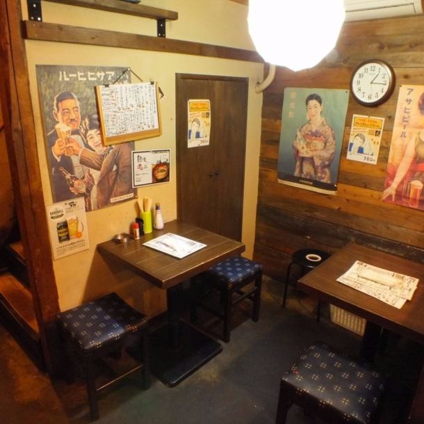 【Seibu Ikebukuro Line Fujimidai Station 1 min. On foot】 We are preparing a table seat for 2 people, ideal for Yakitori date for the first floor of a calm atmosphere.Please delicious delicious charcoal-grilled yakitori and skewer to eat.