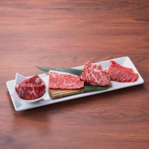 Special four-item assortment (top-grade lean meat, beef horn top-grade rib, Japanese black beef rib, beef horn top-grade skirt steak)