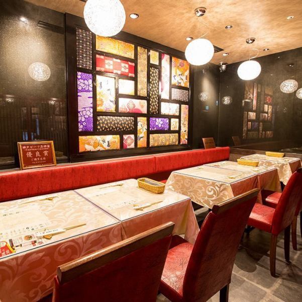 【完全個室１※2名～12名迄】最大30名様まで団体様も対応！ご宴会や接待、観光等の団体様には最大３０名様まで対応出来ます！飲み放題付のコースもご用意しています。用途に合わせたプランで対応させていただきますので、是非お気軽にご相談下さい！