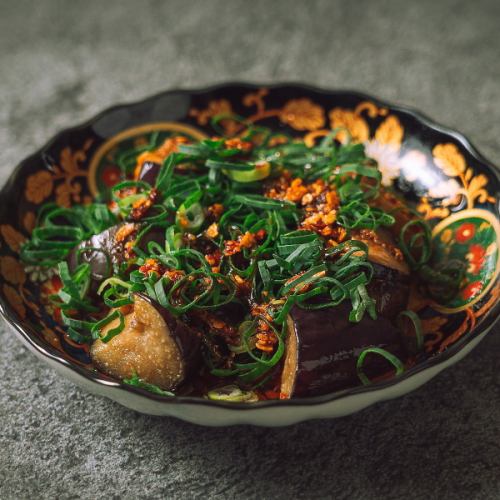 ピリ辛茄子ぽん酢