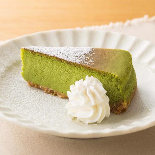 Uji Matcha Soy Milk Cheesecake