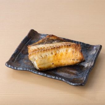 Charbroiled mini Atka mackerel