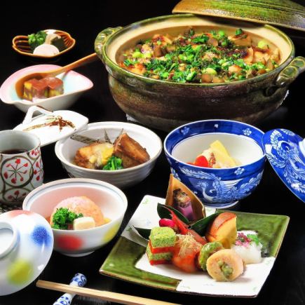 <<Most popular>> Authentic Japanese full course meal made with natural ingredients [Mai]