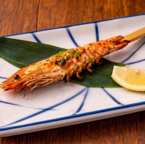 赤海老の串焼き