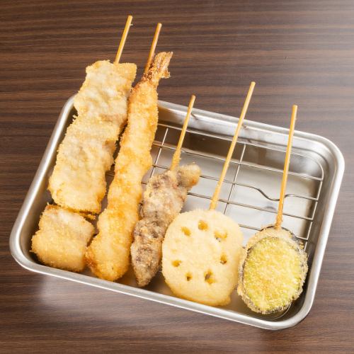 Assorted Kushikatsu 5 types