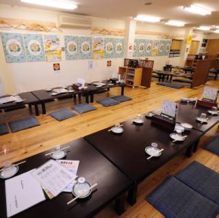 [2nd floor: tatami mat seats] "Private seating is welcome" We accept reservations for up to 80 people!