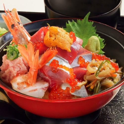 Exciting seafood bowl