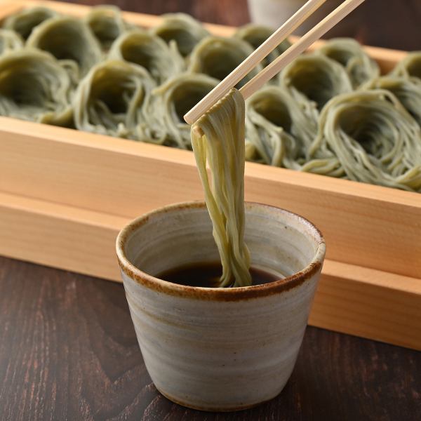 [Hegisoba] Specialty soba noodles made with melted snow water from Niigata and funori seaweed!