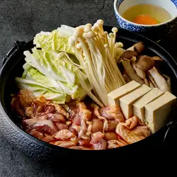 はかた地鶏の鶏すき焼き