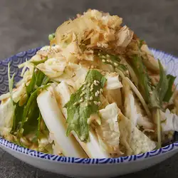 芝麻柚子醋拌大白菜沙拉