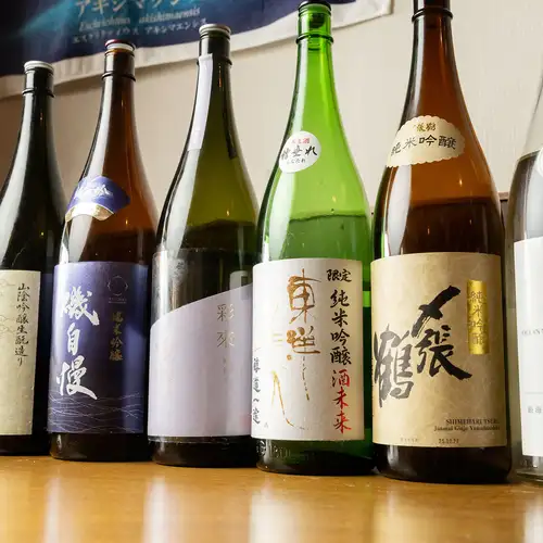 厳選された地酒・日本酒