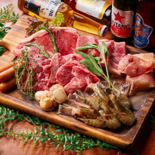 大人気BBQ食べ放題コース