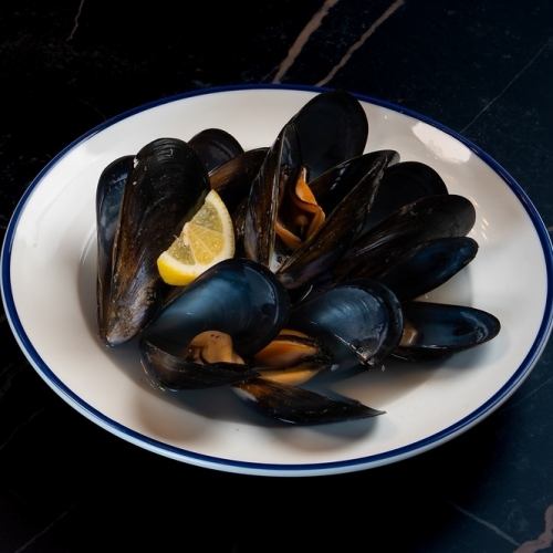 ムール貝の黒コショウ蒸し