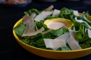 ルッコラとパルミジャーノイタリアンドレッシング