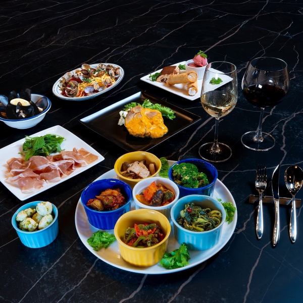 【ご宴会・パーティーに】前菜６種とお肉料理のEnZoneの定番「クラシココース」