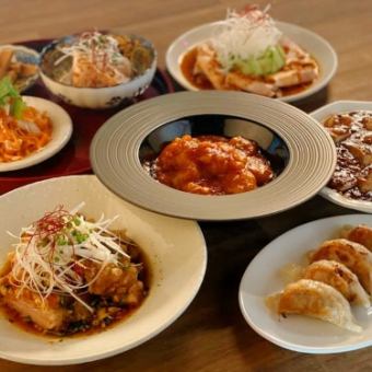 【飲み放題付き】アラマチサカス（火鍋付き）コース　6000円（税込）